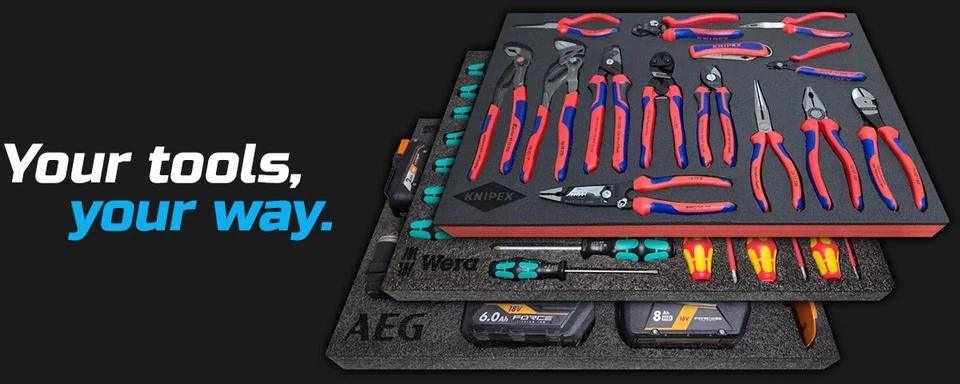 KLEIN TOOLS shadow foam tool tray insert storage organizer toolbox tool kit set - Image 3 of 4