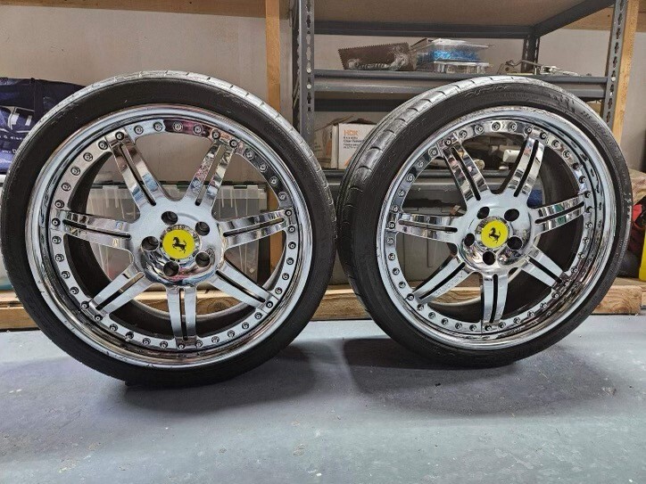 Asanti 146 Rim Michelin Pilot Sport II Tire Ferrari Cap Wheel and Rim Package
