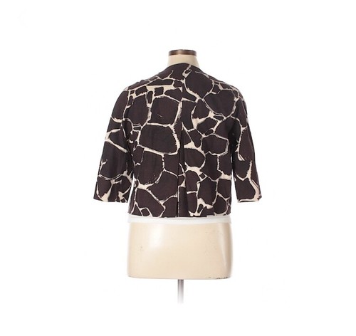 Anthropologie Leifsdottir Animal Print Blazer/jacket Womens Size Small - Picture 5 of 6