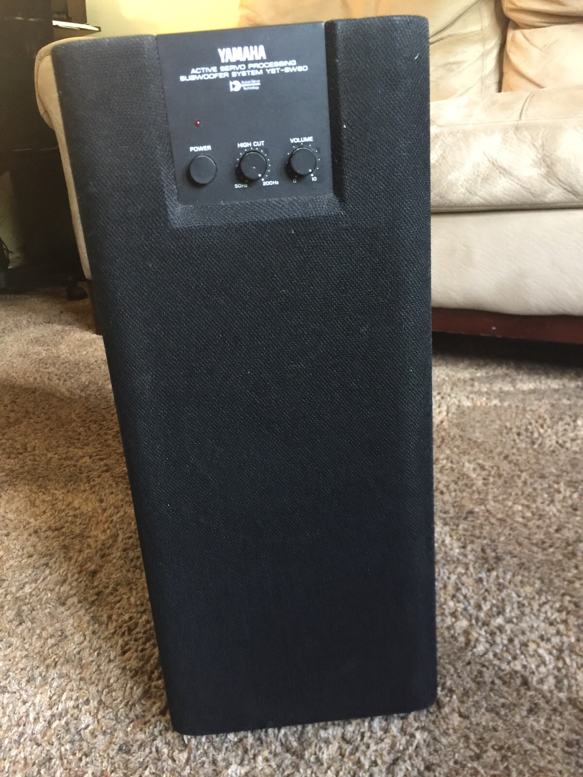 yamaha active servo processing subwoofer system