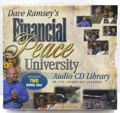 Dave Ramsey's Financial Peace University Audio CD Library 13 Lessons 2 Bonus CDs