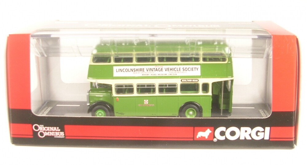 Leyland PD2 / Roe - Lincoln Corporation Line: 12 Goal: Boultham Moor 1:76 CORGI