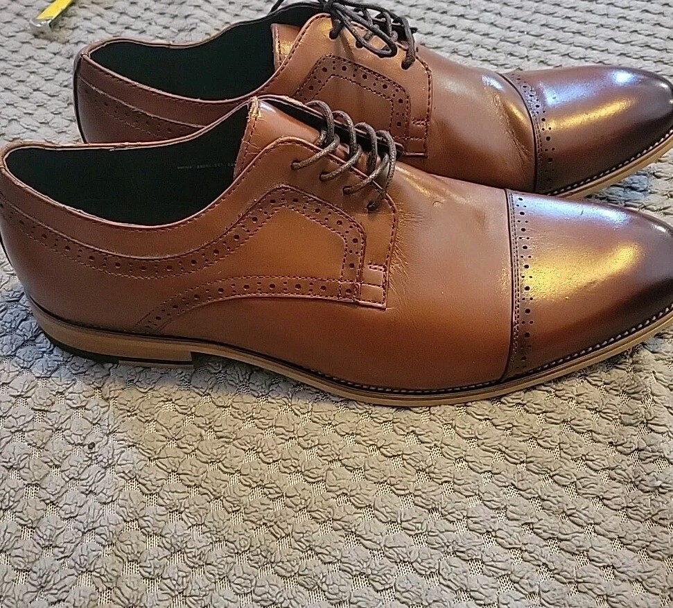 Stacy Adams Dickinson Cap-Toe Oxford Brown Shoes 25066-221  display picture 3