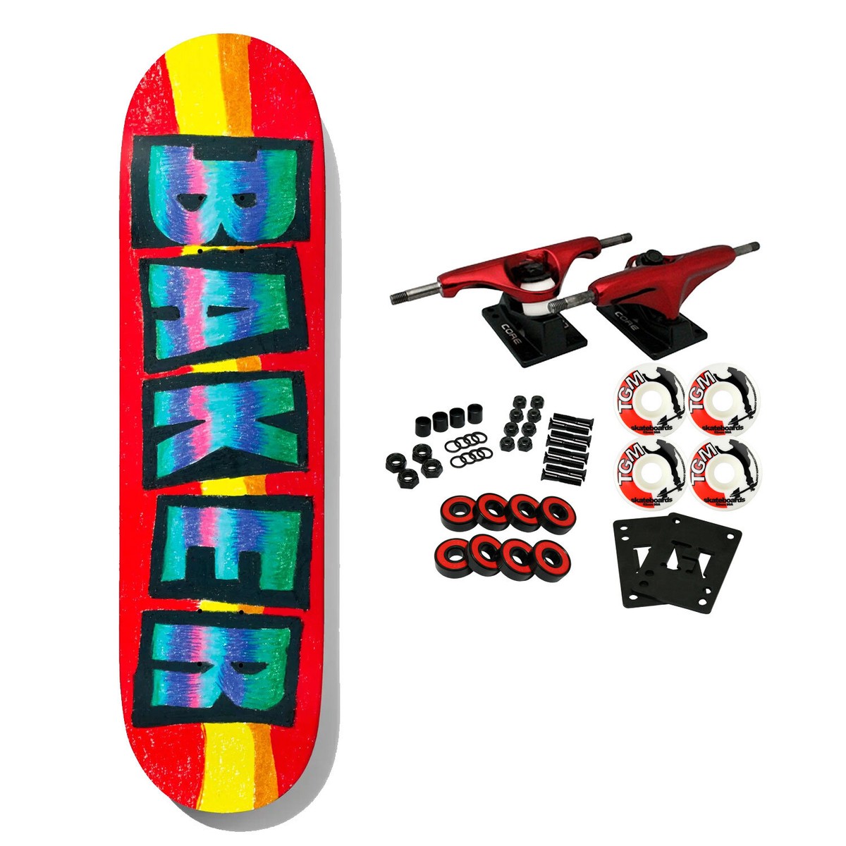 Baker Skateboard Complete Theotis Beasley Flow State 8.0
