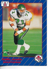 1991 All World Canadian Football CFL Bobby Jurasin Card #5