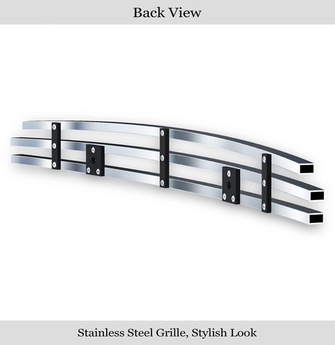 Fits 2005-2011 Toyota Tacoma TRD Sport Hood Scoop Stainless Silver Billet Grille - Bild 3 von 7