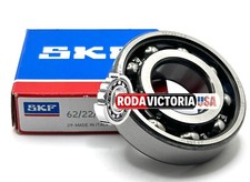 SKF 62/22 C3 BALL BEARING, OPEN TYPE, NO SEALS 22x50x14mm