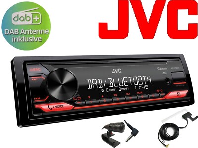 JVC KD-X282DBT DAB Bluetooth MP3 DAB+ Radio inklusive DAB Antenne