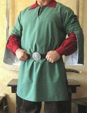 Medieval Renaissance Tunic Top Shirt Viking Saxon Cosplay Costume for new year