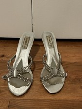 Touch Ups- Wedding Bridesmaid- Silver- Sandals- Shoes- Size 8