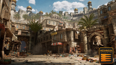 Unreal Engine Asset - Bazaar+Flags Bundle - 2 Epic Game Store Keys - Region Free