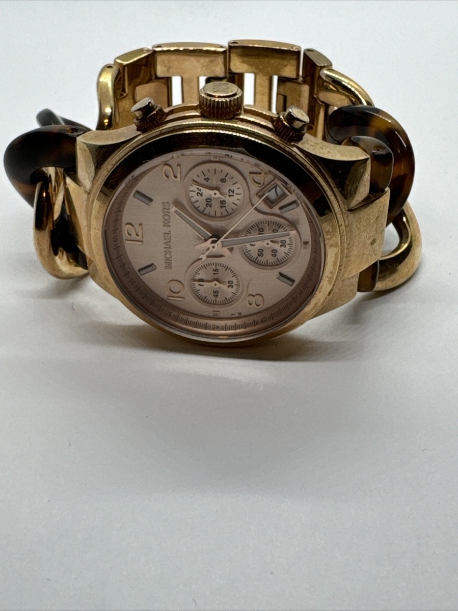Michael Kors MK4269 Women\'s Gold Stainless Steel Analog Dial Quartz Watch JNA855 512mR1-dr6L._AC_UY1000_.jpg main image 4