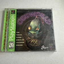 Oddworld: Abe's Oddysee (Sony PlayStation 1 PS1, 1997) Complete & Tested-Works!