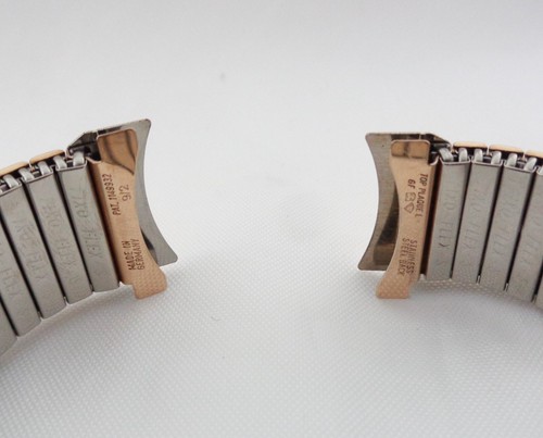 Reloj pulsera extensible vintage Rowi relleno de oro de 18 mm para uso o recuperación de oro - Imagen 5 de 9