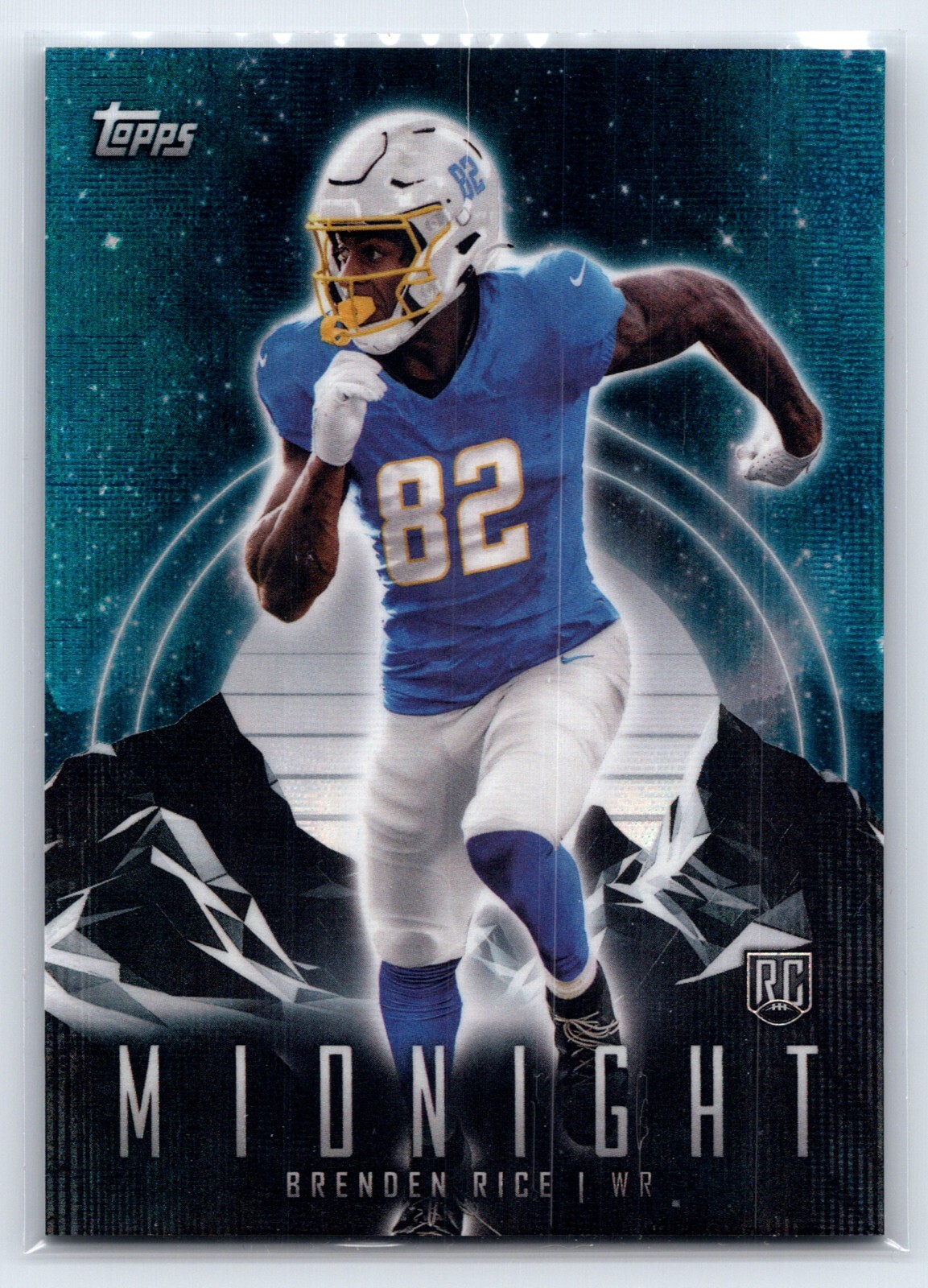 2024 Topps Midnight Brenden Rice #53 Chargers (RC)