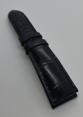 Zenith 22-452 Aligator Skin Strap Black