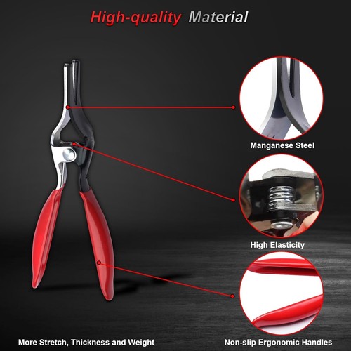Automotive Hose Remover Pliers – Effortlessly Disconnect and Remove Red - Picture 4 of 7