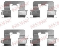 Quick Brake 109-1741 ZubehöRsatz, Bremsscheibenbelag FüR Toyota