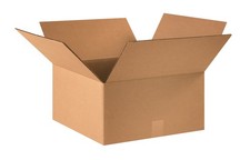 BOX USA Shipping Boxes Medium 16"L x 16"W x 8"H 25-Pack Corrugated Cardboard