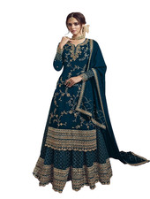 Pakistani Anarkali Salwar Kameez Plazoo Suit Indian New Party Dress Special US