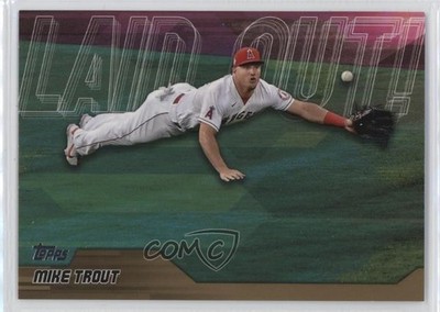 2023 Topps Update Laid Out Gold /75 Mike Trout #LO-18 v9t
