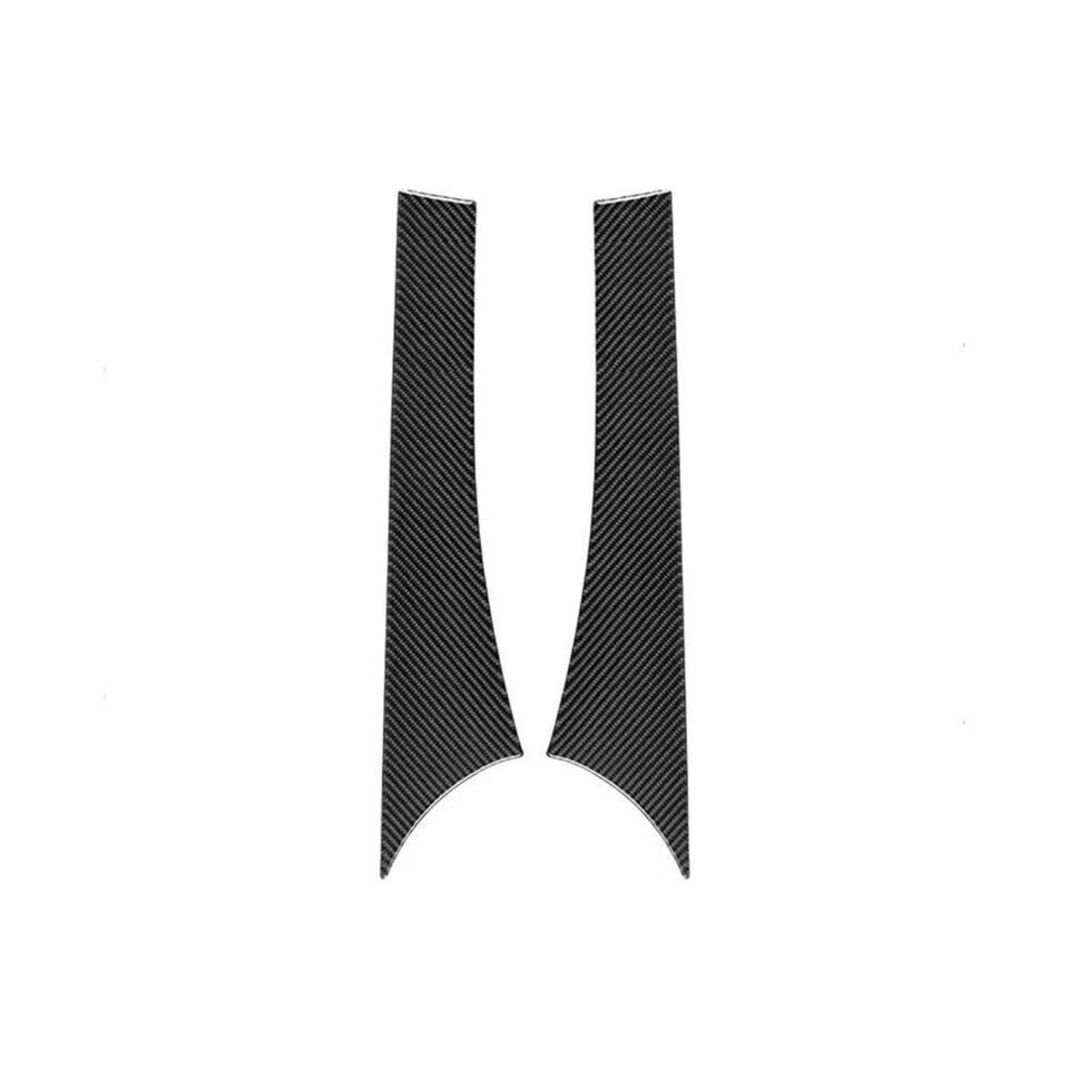 2Pcs Door Frame Trim Cover Decoration Carbon Fiber For Honda S2000 2000-2003 - Изображение 3 из 4