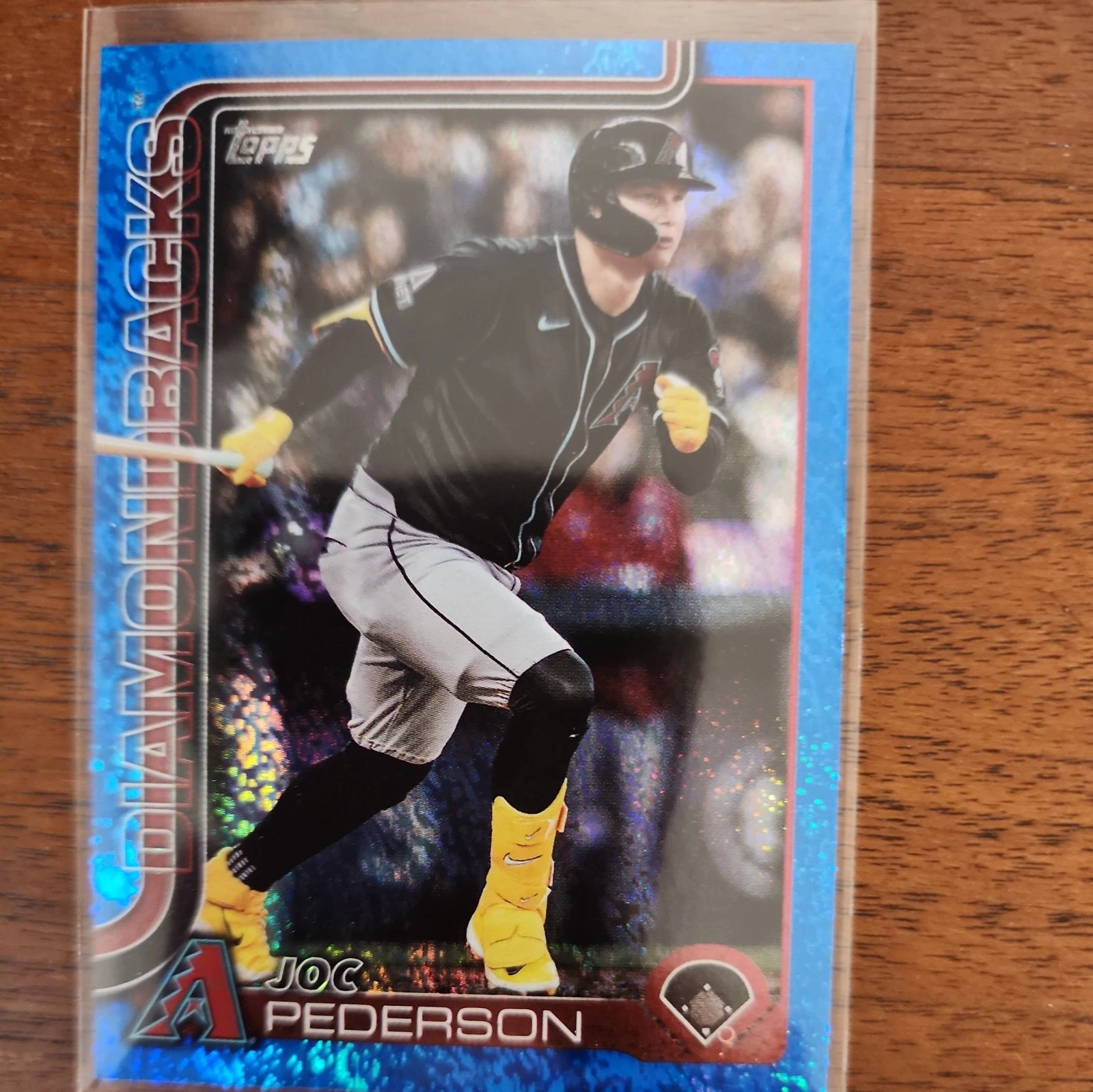 2025 Topps Series 1 - Joc Pederson #127 Blue Holo Foil /150