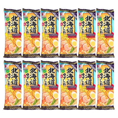 Itsuki Ramen Nudeln Hokkaido Yuzushio Ramen noodles Nudelsuppen 12x170g