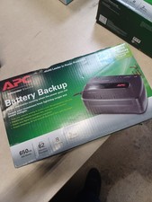 APC Back-UPS 650 Battery Backup  Surge Protector for Electronics