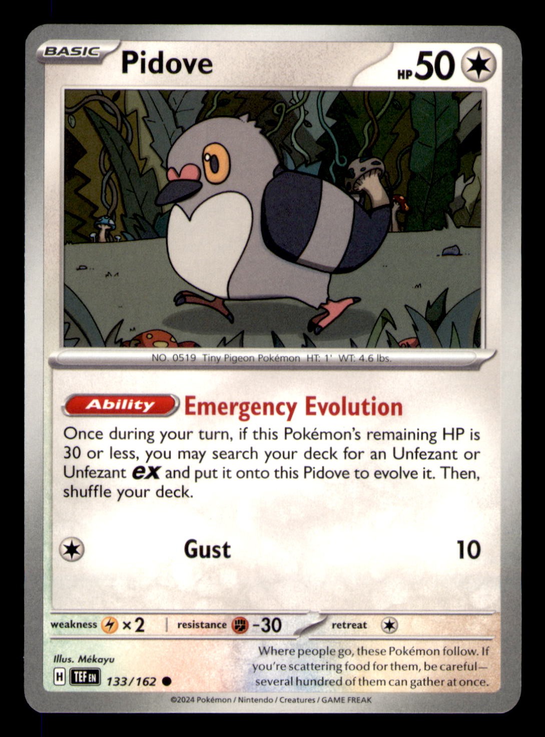 Pidove Common SV05: Temporal Forces 133/162 NM