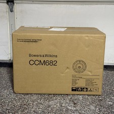 Bowers  Wilkins 8" 2-Way In-Ceiling Speakers Pair White/Black CCM682