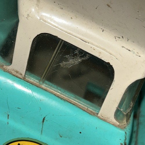 Vtg NYLINT Ford Mobile Home Truck Mobile Home No. 6600 Teal Metal RARE USA/91c - Picture 11 of 21