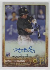 2015 Topps Chrome Rookie Auto Refractor 438/499 Jung-Ho Kang #AR-JK Auto 2r5