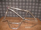 Vintage Royce Union freestyle Bmx frame set bars 90's bike parts unrestored