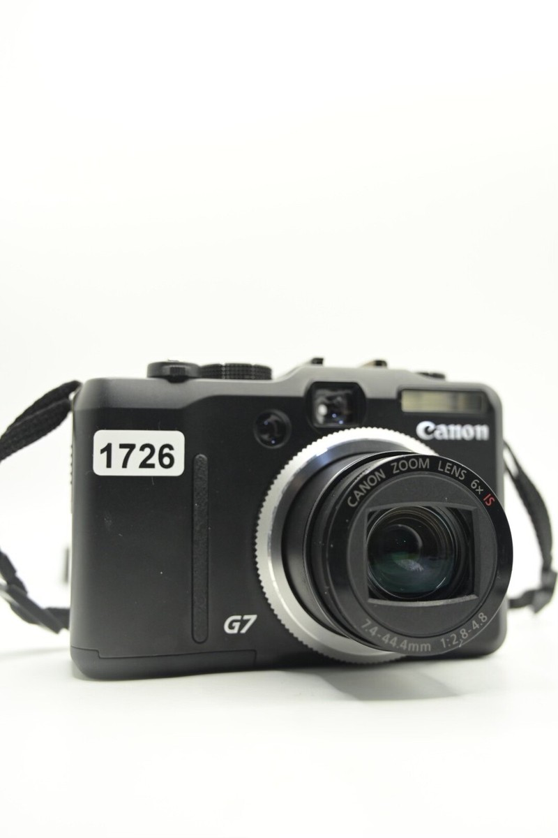 Canon PowerShot G7 10MP Digital Camera 6x Optical Zoom IS Black | eBay