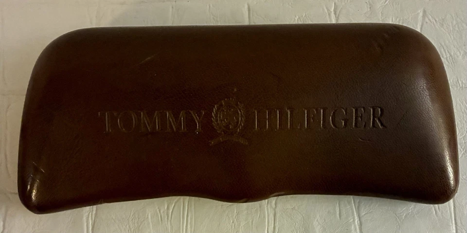 Vtg Silver Plate Crucifix Tommy Hilfiger Leather Eyeglass Case Junk Drawer lot - Image 4 of 4