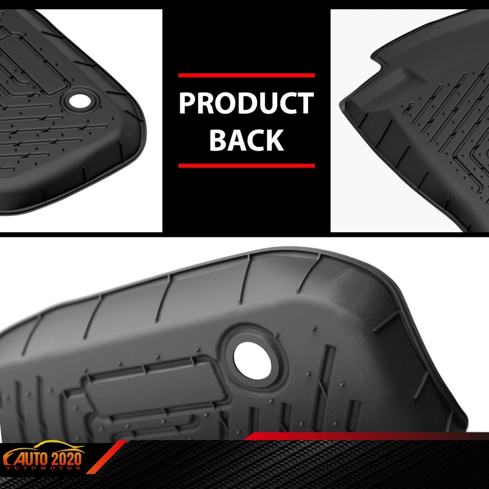 Fits 2008-20 Dodge Grand Caravan All Weather TPE Floor Mats Cargo Liner Carpets Foto 4 de 4