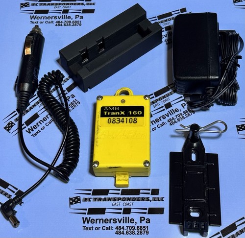 MYLAPS AMB TRANX160 KART TRANSPONDER COMBO -  BRAND NEW BATTERY