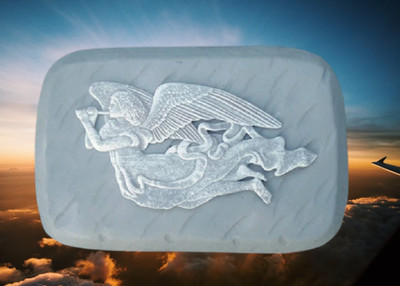 Angel brick plastic mold concrete plaster casting paver rock mould 9'' x 6'' x 2''