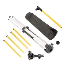 LABLT 12Ft Telescoping Pole, Laser Level Pole  Tripod with 1/4" by 20" Mount