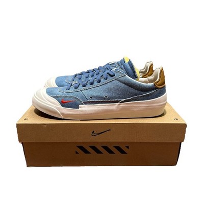 BRAND NEW NIKE DROP TYPE LX DENIM BLUE WHITE SNEAKERS SHOES CW6213 461 SZ 9