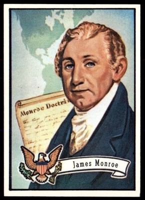 1972 JAMES MONROE Topps U.S. PRESIDENTS #5