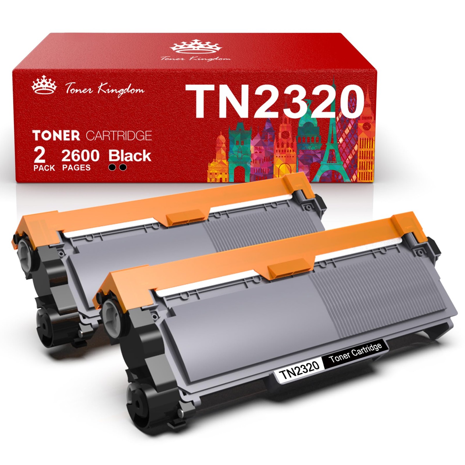 Toner TN2320 compatible Brother pour éviter les pannes de texte noir