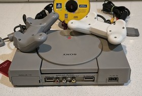 Sony PlayStation 1 PS1 Console Bundle TESTED w/ 2 Controllers, Game, AV & Power