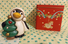 Thun Pinguino con albero di natale + scatola in latta  Fuori Produzione F2309A82