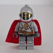 Lego Minifigure - Kingdoms - Lion Knight Armor, Helmet Fixed Grille (cas459)