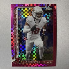2025 Topps Chrome Marvin Harrison Jr. Hot Pink X-Fractor Cardinals