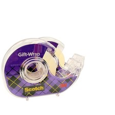 Scotch Satin Gift-Wrap Tape 2-Pack Purple Plaid 3M Adhesive Gift Wrap Christmas