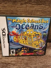 Magic School Bus Oceans Nintendo DS 2011 Manual Case And Game
