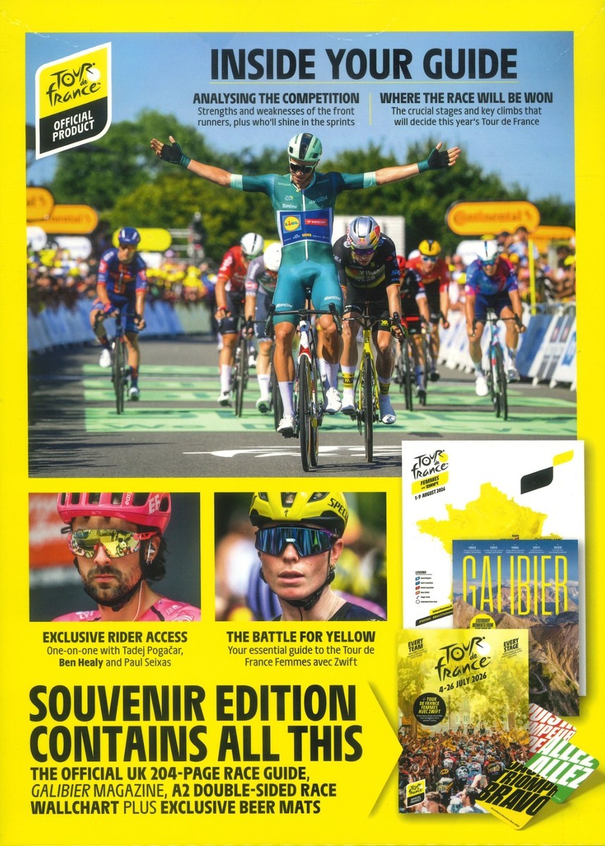 UK Tour de France Souvenir Edition Official 2026 Race Guide